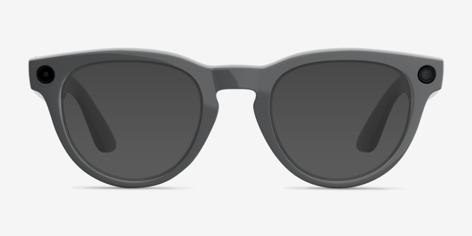 Ray-Ban Meta (Gen 2) Headliner - Round Shiny Asteroid Gray Frame