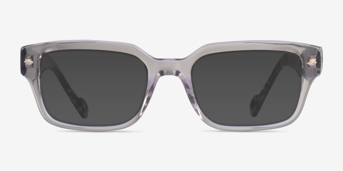 Vogue Eyewear VO5491 Transparent Gray AcétateMontures de lunettes de vue d'EyeBuyDirect, Avec des Verres Teintés
