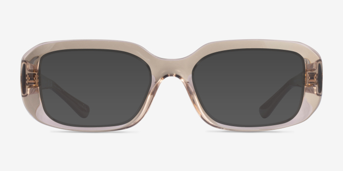 Vogue Eyewear VO5568 Transparent Caramel PlasticEyeglass Frames from EyeBuyDirect, with Tinted Lenses