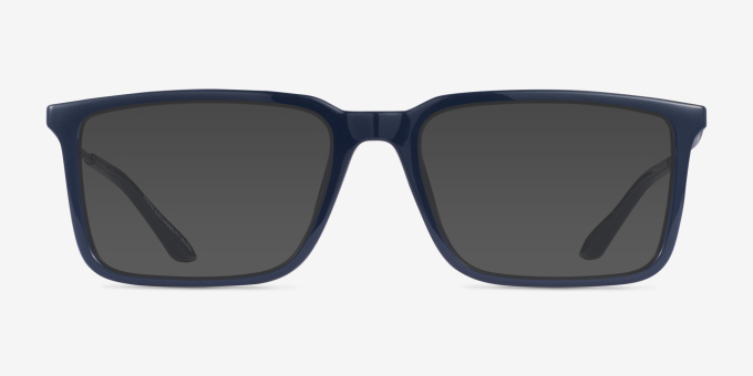 Armani Exchange AX3141U Shiny Blue MetalEyeglass Frames from EyeBuyDirect, with Tinted Lenses