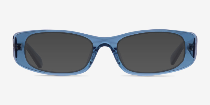 Vogue Eyewear VO5699U Transparent Blue AcétateMontures de lunettes de vue d'EyeBuyDirect, Avec des Verres Teintés