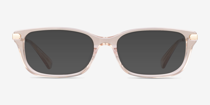 Coach HC6287U Transparent Champagne AcetateEyeglass Frames from EyeBuyDirect, with Tinted Lenses