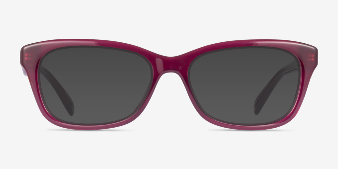 Coach HC6285U Milky Merlot AcetateEyeglass Frames from EyeBuyDirect, with Tinted Lenses