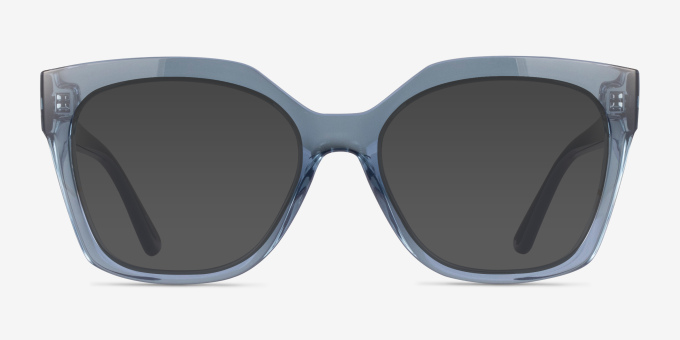Vogue Eyewear VO5691 Transparent Azure PlastiqueMontures de lunettes de vue d'EyeBuyDirect, Avec des Verres Teintés