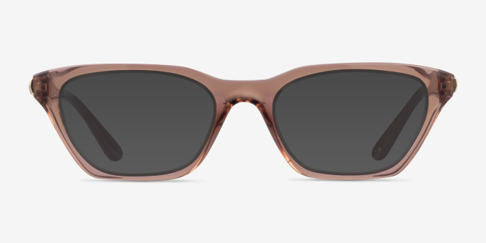 Vogue Eyewear VO5698 Transparent Brown PlastiqueMontures de lunettes de vue d'EyeBuyDirect, Avec des Verres Teintés