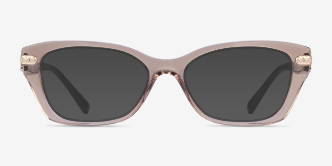 Vogue Eyewear VO5704B Transparent Brown PlasticEyeglass Frames from EyeBuyDirect, with Tinted Lenses