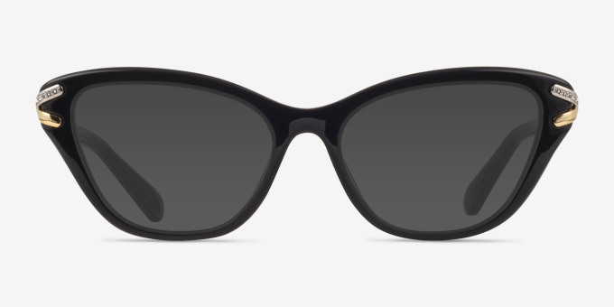 Swarovski SK2031 Black AcetateEyeglass Frames from EyeBuyDirect, with Tinted Lenses