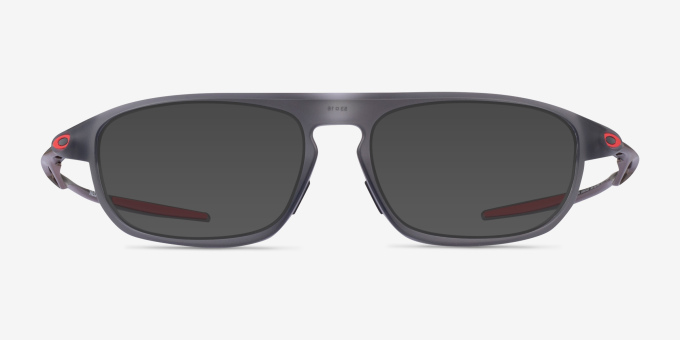 Oakley Neomata Satin Gray Smoke PlastiqueMontures de lunettes de vue d'EyeBuyDirect, Avec des Verres Teintés