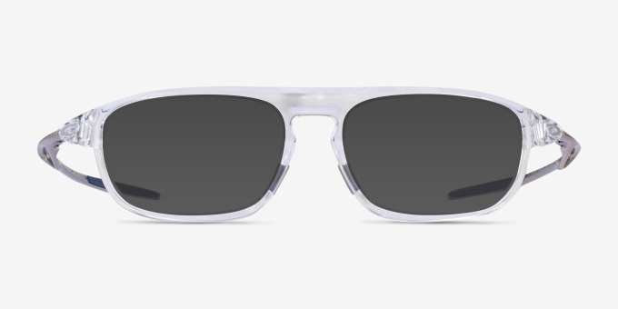 Oakley Neomata Polished Clear PlasticEyeglass Frames from EyeBuyDirect, with Tinted Lenses
