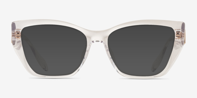 Michael Kors MK4149U Puglia Transparent PlastiqueMontures de lunettes de vue d'EyeBuyDirect, Avec des Verres Teintés