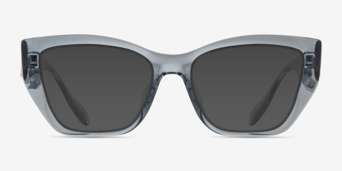 Michael Kors MK4149U Puglia Denim Transparent PlastiqueMontures de lunettes de vue d'EyeBuyDirect, Avec des Verres Teintés