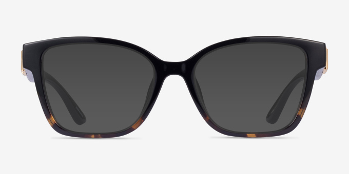 Michael Kors MK4094U Karlie I Black Dark Tortoise PlasticEyeglass Frames from EyeBuyDirect, with Tinted Lenses