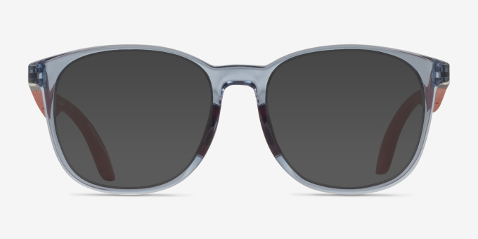 Emporio Armani EK3004 Shiny Transparent Blue PlasticEyeglass Frames from EyeBuyDirect, with Tinted Lenses