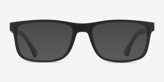 Emporio Armani EA3147 Matte Black PlasticEyeglass Frames from EyeBuyDirect, with Tinted Lenses