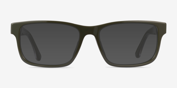 Emporio Armani EA3265U Shiny Green AcetateEyeglass Frames from EyeBuyDirect, with Tinted Lenses