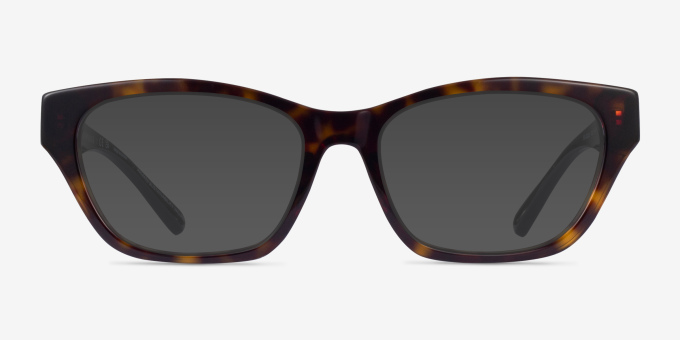 Emporio Armani EA3223U Shiny Tortoise AcetateEyeglass Frames from EyeBuyDirect, with Tinted Lenses