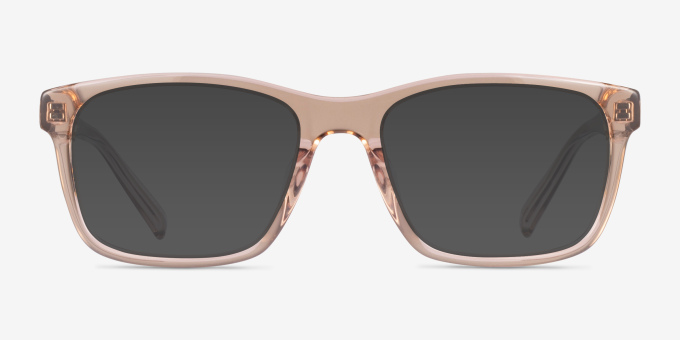 Armani Exchange AX3114F Shiny Transparent Brown PlasticEyeglass Frames from EyeBuyDirect, with Tinted Lenses