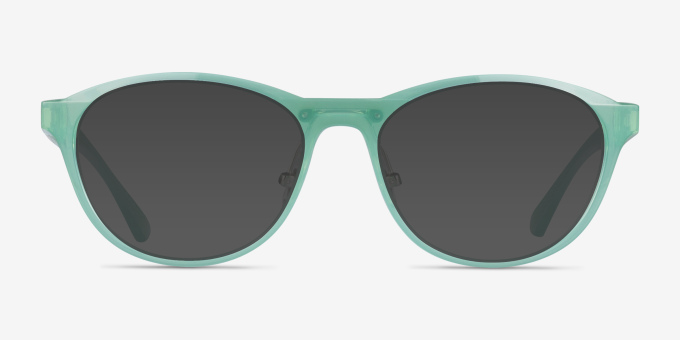 Oakley Draw Up Polished Trans Jade PlastiqueMontures de lunettes de vue d'EyeBuyDirect, Avec des Verres Teintés