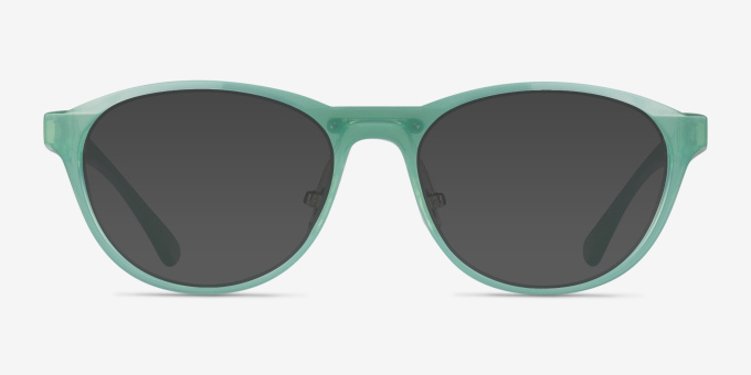 Oakley Draw Up Polished Trans Jade PlastiqueMontures de lunettes de vue d'EyeBuyDirect, Avec des Verres Teintés