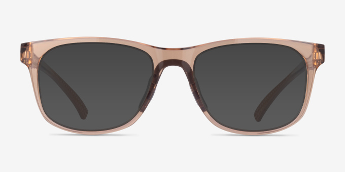 Oakley Leadline Rx Polished Transparent Sepia PlasticEyeglass Frames from EyeBuyDirect, with Tinted Lenses