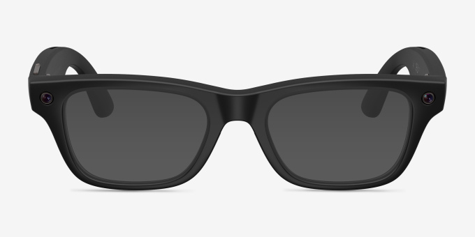 Ray-Ban Meta Blayzer Optics (Gen 2) Matte Black Plastic from EyeBuyDirect, with Tinted Lenses
