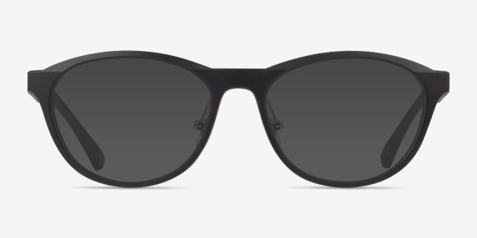 Oakley Draw Up Satin Black PlastiqueMontures de lunettes de vue d'EyeBuyDirect, Avec des Verres Teintés