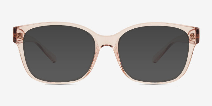 Armani Exchange AX3098 Shiny Transparent Pink PlastiqueMontures de lunettes de vue d'EyeBuyDirect, Avec des Verres Teintés