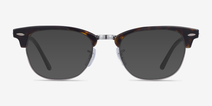 Ray-Ban RB5154 Clubmaster Dark Havana AcetateEyeglass Frames from EyeBuyDirect, with Tinted Lenses