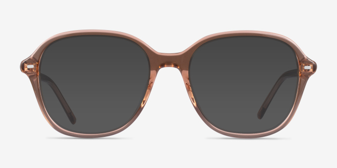 Ray-Ban RB5456 Transparent Brown AcétateMontures de lunettes de vue d'EyeBuyDirect, Avec des Verres Teintés