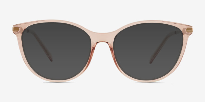 Armani Exchange AX3078 Shiny Transparent Pink MetalEyeglass Frames from EyeBuyDirect, with Tinted Lenses