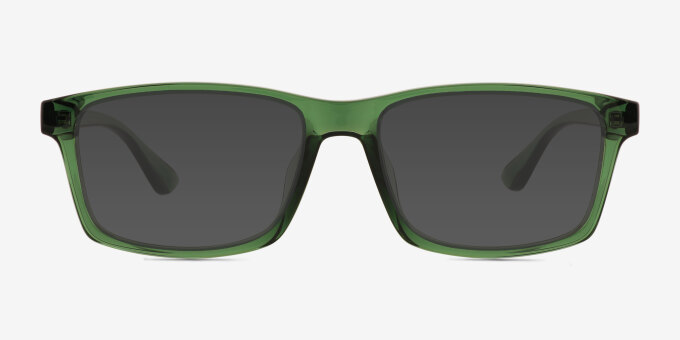 Armani Exchange AX3083U Shiny Transparent Green PlastiqueMontures de lunettes de vue d'EyeBuyDirect, Avec des Verres Teintés
