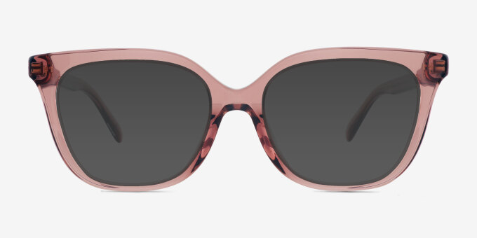 Coach HC6302U Transparent Smoke Pink Alternative MaterialsEyeglass Frames from EyeBuyDirect, with Tinted Lenses