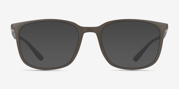 Ray-Ban RB7199 Matte Brown AcetateEyeglass Frames from EyeBuyDirect, with Tinted Lenses