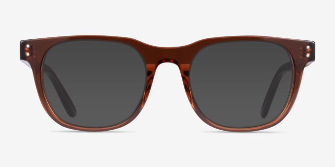 Ray-Ban RB5461D Transparent Brown AcetateEyeglass Frames from EyeBuyDirect, with Tinted Lenses