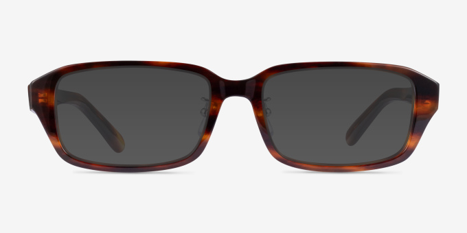 Ray-Ban RB5458D Striped Havana AcétateMontures de lunettes de vue d'EyeBuyDirect, Avec des Verres Teintés