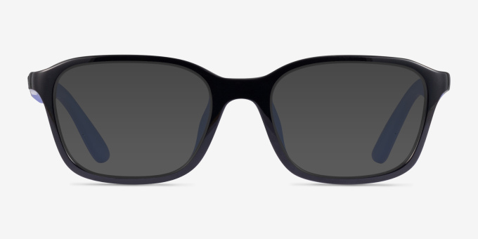 Ray-Ban RB1906 Black Rubber Blue PlastiqueMontures de lunettes de vue d'EyeBuyDirect, Avec des Verres Teintés