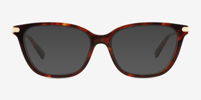 Coach HC6303U Walnut Tortoise MetalEyeglass Frames from EyeBuyDirect, with Tinted Lenses