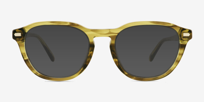 Coach HC6311U Striated Olive AcetateEyeglass Frames from EyeBuyDirect, with Tinted Lenses