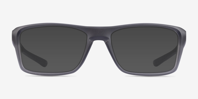 Oakley Rafter Satin Gray Smoke PlasticEyeglass Frames from EyeBuyDirect, with Tinted Lenses