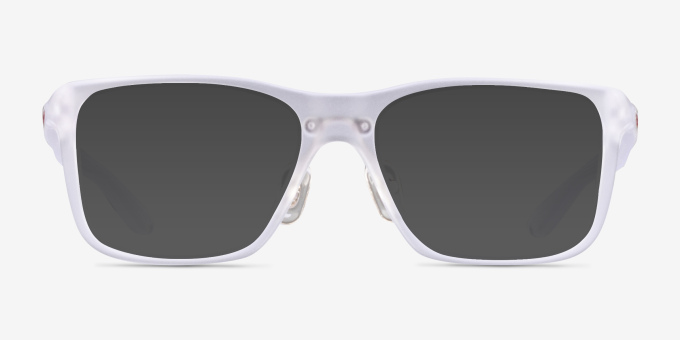 Oakley Sando Matte Clear PlastiqueMontures de lunettes de vue d'EyeBuyDirect, Avec des Verres Teintés