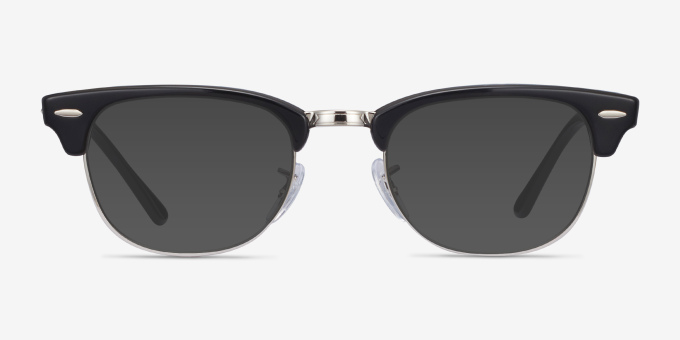 Ray-Ban RB5154 Clubmaster Black Acetate, MetalEyeglass Frames from EyeBuyDirect, with Tinted Lenses