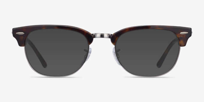 Ray-Ban RB5154 Clubmaster Tortoise Acetate, MetalEyeglass Frames from EyeBuyDirect, with Tinted Lenses