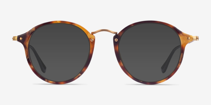 Ray-Ban RB2447V Tortoise Acetate, MetalEyeglass Frames from EyeBuyDirect, with Tinted Lenses