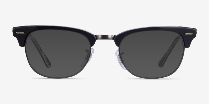 Ray-Ban RB5154 Clubmaster Black Multicolor Acetate, MetalEyeglass Frames from EyeBuyDirect, with Tinted Lenses