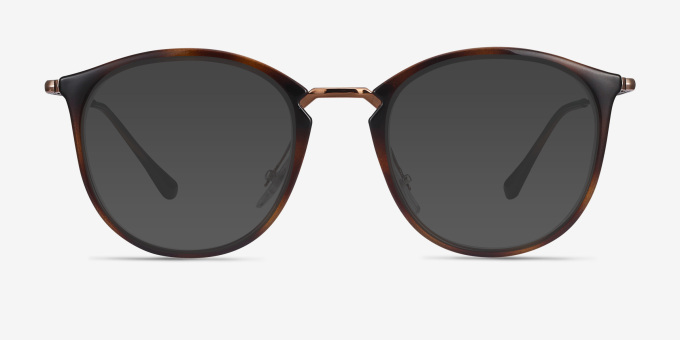 Ray-Ban RB7140 Tortoise Plastic, MetalEyeglass Frames from EyeBuyDirect, with Tinted Lenses