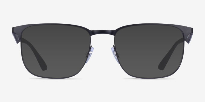 Ray-Ban RB6363 Matte Black MetalEyeglass Frames from EyeBuyDirect, with Tinted Lenses