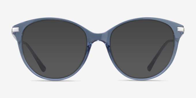 Vogue Eyewear VO5423 Clear Blue Silver MetalEyeglass Frames from EyeBuyDirect, with Tinted Lenses