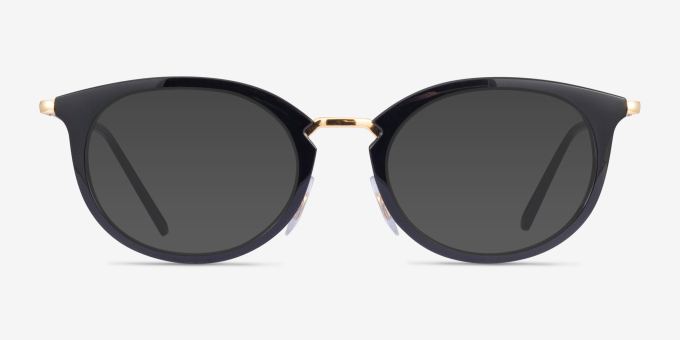 Ray-Ban RB7255 Black Plastic, MetalEyeglass Frames from EyeBuyDirect, with Tinted Lenses