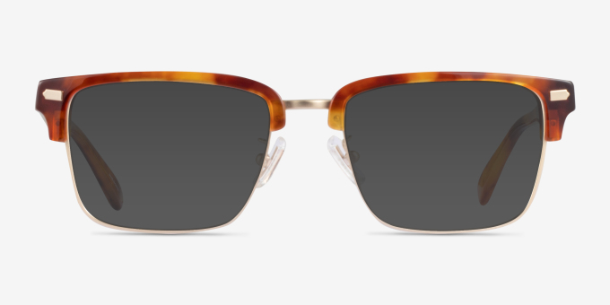 Coach HC6253 Caramel Tortoise Acetate, MetalEyeglass Frames from EyeBuyDirect, with Tinted Lenses