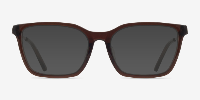 Armani Exchange AX3113F Shiny Transparent Brown AcetateEyeglass Frames from EyeBuyDirect, with Tinted Lenses
